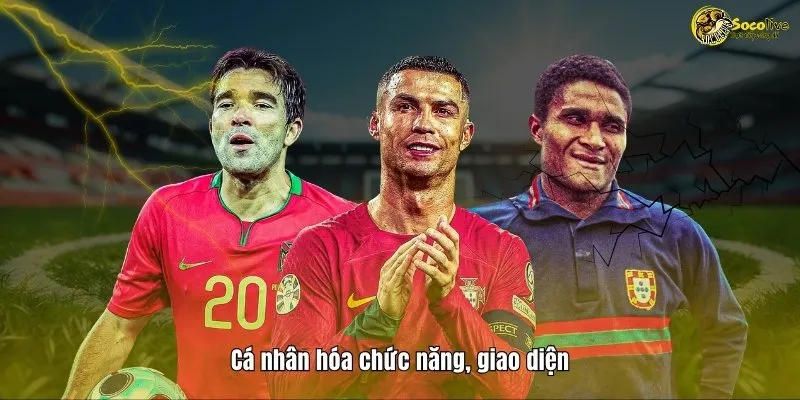 LỊCH THI ĐẤU 47 Cá nhân hóa chức năng, giao diện